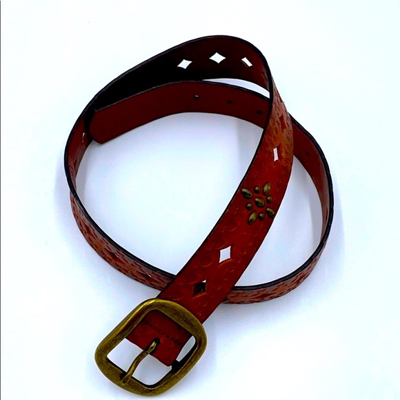 Fossil Brown Leather Belt - Picture 1 of 4